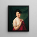 L'attrice di corte Sophie Müller - Ferdinand Georg Waldmüller — quadro incorniciato alla parete