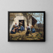 Les retrouvés - Ferdinand Georg Waldmüller — quadro incorniciato alla parete