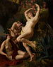Drei Grazien mit Rosenkränzen - Ferdinand Georg Waldmüller — Ansicht des Kunstwerks