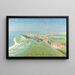 Ansicht von Zoutelande auf der Insel Walcheren - Ferdinand Hart Nibbrig — gerahmtes Bild an der Wand