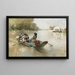 La Partie de bateau - Ferdinand Heilbuth — quadro incorniciato alla parete
