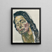 Contemplate l'infinito - Ferdinand Hodler — quadro incorniciato alla parete