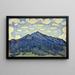 Landschaft in den Schweizer Alpen - Ferdinand Hodler — gerahmtes Bild an der Wand