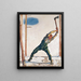 Holzfäller - Ferdinand Hodler — gerahmtes Bild an der Wand