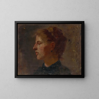 Ferdinand Katona - Head Study of a Younger Woman.webp