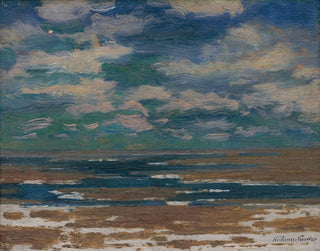 Ferdinand Katona - Landscape with Spring Clouds.webp