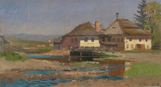 Ferdinand Katona - Manor House in a Spi Village.webp