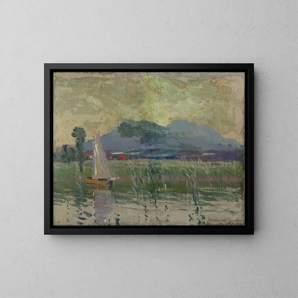 Motiv vom Chiemsee - Ferdinand Katona — gerahmtes Bild an der Wand