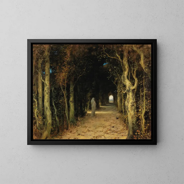 Dame Absinthe - Ferdinand Keller — gerahmtes Bild an der Wand
