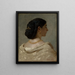 Portrait von Nana Risi - Ferdinand Keller — gerahmtes Bild an der Wand
