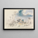 Reisende in Brasilien - Ferdinand Keller — gerahmtes Bild an der Wand