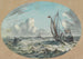 Vista marina, vele e barche sul mare agitato - Ferdinand Keller — vista dell’opera