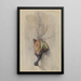 Studie eines Vogels mit toten Kielen - Ferdinand Keller — gerahmtes Bild an der Wand