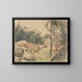 Zwei Fischer am Parahybafluss - Ferdinand Keller — gerahmtes Bild an der Wand