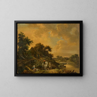 Ferdinand Kobell - Evening Landscape.webp