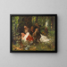 Schneewittchen - Ferdinand Leeke — gerahmtes Bild an der Wand