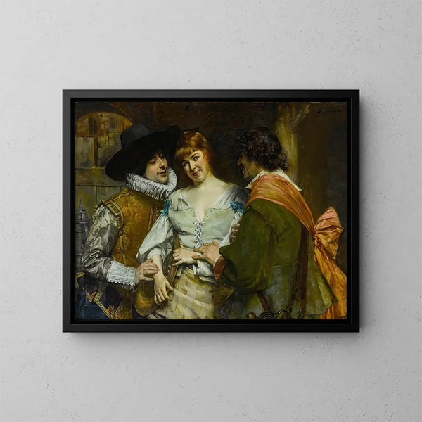 Un choix - Ferdinand Roybet — quadro incorniciato alla parete