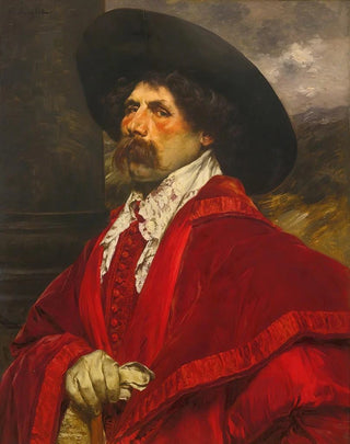 Ferdinand Roybet - A seated Cavalier.webp