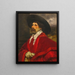 Un cavaliere seduto - Ferdinand Roybet — quadro incorniciato alla parete