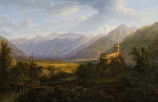 Ferdinand Runk - Das Glurnsertal mit der Etsch in Tirol.webp
