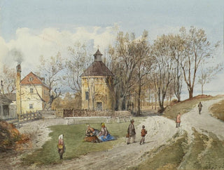 Ferdinand Weckbrodt - Die BrigittaKapelle in WienBrigittenau.webp