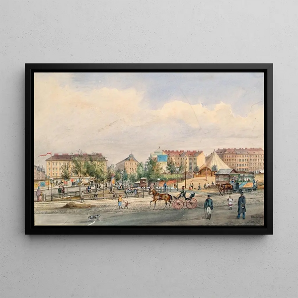 Ferdinand Weckbrodt - Die Whringer Linie in Wien.webp