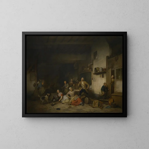 La Chauve-souris - Ferdinand de Braekeleer — quadro incorniciato alla parete