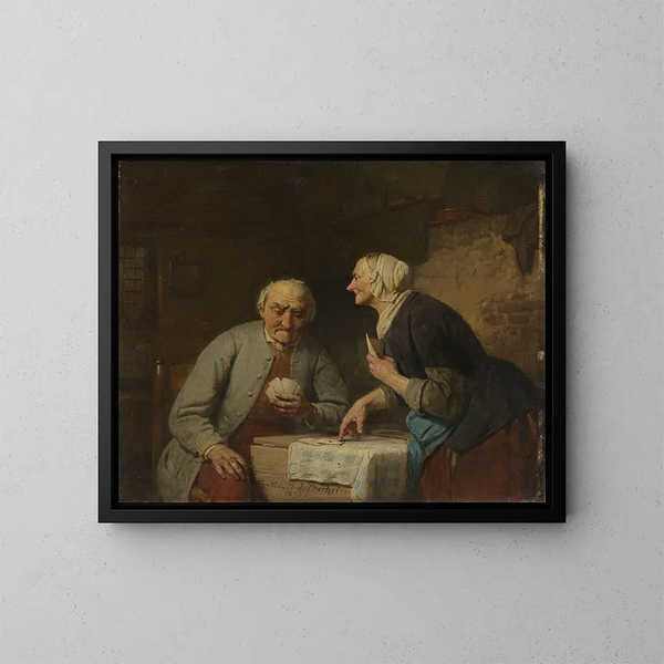 Trump - Ferdinand de Braekeleer — quadro incorniciato alla parete
