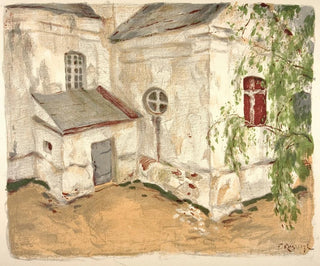Ferdynand Ruszczyc - Church in Lithuania.webp
