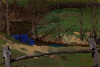 Ferdynand Ruszczyc - Landscape study in Bohdanw.webp