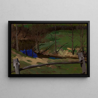 Ferdynand Ruszczyc - Landscape study in Bohdanw.webp