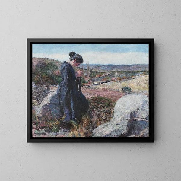 Au soleil - Fernando Fader — gerahmtes Bild an der Wand
