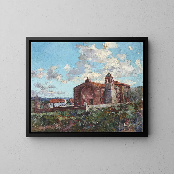 Chapelle d'Ischilín - Fernando Fader — gerahmtes Bild an der Wand