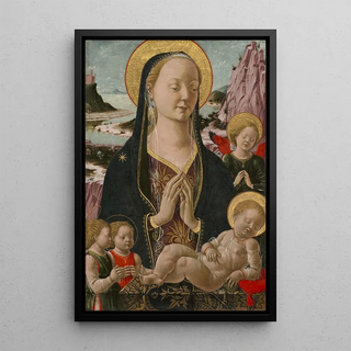 Ferrarese 15th Century - Madonna and Child with Angels.webp