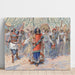 Reproduction of the painting Celebrations in honor of David - James Tissot