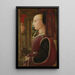 Portrait d'une femme avec un homme à une fenêtre - Filippo Lippi — quadro incorniciato alla parete