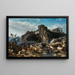 L'Arca di Noè - Filippo Palizzi — quadro incorniciato alla parete
