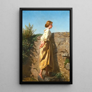 Filippo Palizzi - Over The Wall.webp