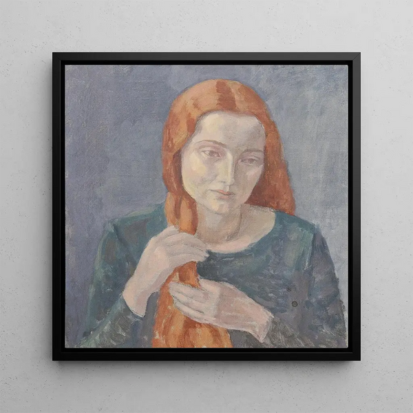 Fille aux longs cheveux - Walther Gamerith
