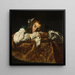 Fille endormie - Domenico Fetti — quadro incorniciato alla parete