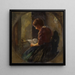 Fille lisant - Anton Laupheimer — quadro incorniciato alla parete