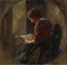 Fille lisant - Anton Laupheimer — vista dell’opera