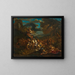 Bacchanale - Scuola fiamminga — quadro incorniciato alla parete