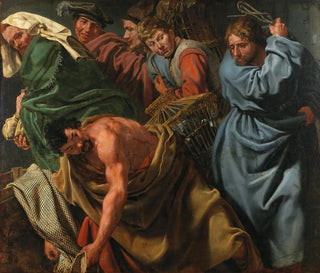 Flemish School - Christ Driving the MoneyChangers from the Temple.webp