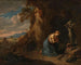 Paesaggio con la Maddalena penitente - Scuola fiamminga — vista dell’opera
