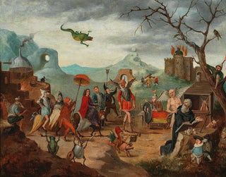 Flemish School - The Temptation of Saint Anthony.webp