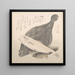 Flet et autres poissons - Kubo Shunman — framed artwork on a wall