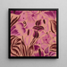 Tropische Blumen - Anonym — gerahmtes Bild an der Wand