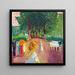 Flirtante nel Parco - Edvard Munch — quadro incorniciato alla parete
