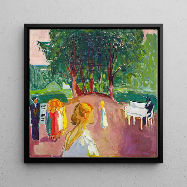 Flirtant dans le Parc - Edvard Munch